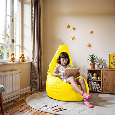 Happers - Puff Pera Polipiel Amarillo Xl Happers - Puff Pera Polipiel Amarillo Xl