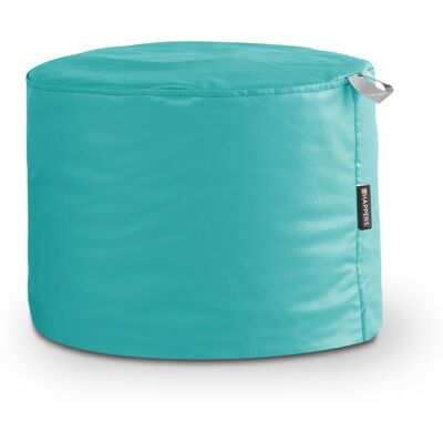 Happers - Puff Taburete Polipiel Exterior Turquesa Happers - Puff Taburete Polipiel Exterior Turquesa
