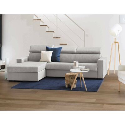 TALAMO ITALIA - Sofá Esquinero Cama - 3 en 1 - Gris TALAMO ITALIA - Sofá Esquinero Cama - 3 en 1 - Gris