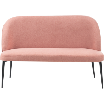 Sofá Rosa Osby de Beliani para 2 personas - Moderno Sofá Rosa Osby de Beliani para 2 personas - Moderno