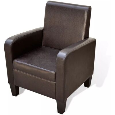 HELLOSHOP26 - Sillón de diseño - Marrón - Chair HELLOSHOP26 - Sillón de diseño - Marrón - Chair