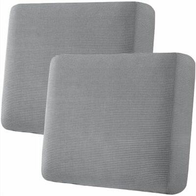 OEM Funda De Sofá Individual Súper Elástica, Tejido De Sarga Jacquard Grueso (juego De 2 Piezas, Funda De Cojín Grande Para Sofá, Gris Paloma) OEM Funda De Sofá Individual Súper Elástica, Tejido De Sarga Jacquard Grueso (juego De 2 Piezas, Funda De Cojín Grande Para Sofá, Gris Paloma)