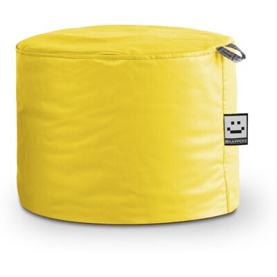 Puff Taburete Polipiel Indoor Amarillo Happers Puff Taburete Polipiel Indoor Amarillo Happers