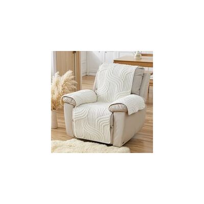 OEM Funda De Franela De Estilo Bohemio Para Silla, Resistente A Los Arañazos De Las Mascotas, Apta Para Sofás/sillones Reclinables Individuales (blanca). - Crezuo OEM Funda De Franela De Estilo Bohemio Para Silla, Resistente A Los Arañazos De Las Mascotas, Apta Para Sofás/sillones Reclinables Individuales (blanca). - Crezuo