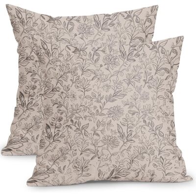 OEM Fundas De Cojín Decorativas Vintage Con Estampado Floral, 40 X 40 Cm, Juego De 2 Piezas, Estampado Antiguo Gris, Fundas De Cojín Cuadradas Clásicas Unisex, Adecuadas Para Sofás Y Decoración Del Hogar. OEM Fundas De Cojín Decorativas Vintage Con Estampado Floral, 40 X 40 Cm, Juego De 2 Piezas, Estampado Antiguo Gris, Fundas De Cojín Cuadradas Clásicas Unisex, Adecuadas Para Sofás Y Decoración Del Hogar.