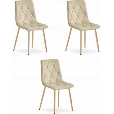 AKORD Leobert Libra Butaca Beige Claro Diseño Moderno AKORD Leobert Libra Butaca Beige Claro Diseño Moderno