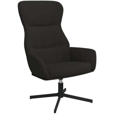 Nova - Sillón De Relax De Terciopelo Negro Vidaxl Nova - Sillón De Relax De Terciopelo Negro Vidaxl