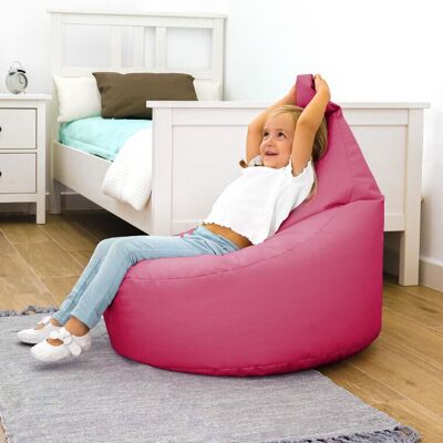 Happers - Puff Butaca Polipiel Fucsia Infantil Happers - Puff Butaca Polipiel Fucsia Infantil