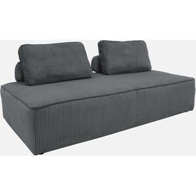 SWEEEK Sofá Modular De Pana, 2 Plazas SWEEEK Sofá Modular De Pana, 2 Plazas