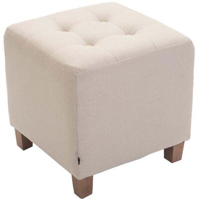 DECOSHOP26 - 100000059 - Crema - 45x45 - Taburete DECOSHOP26 - 100000059 - Crema - 45x45 - Taburete