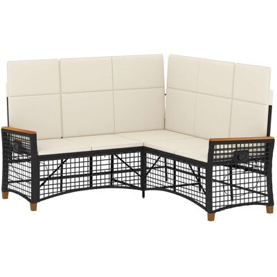Conjunto De Sofá Reclinable De Jardín 5-número De Plazas Vidaxl Conjunto De Sofá Reclinable De Jardín 5-número De Plazas Vidaxl