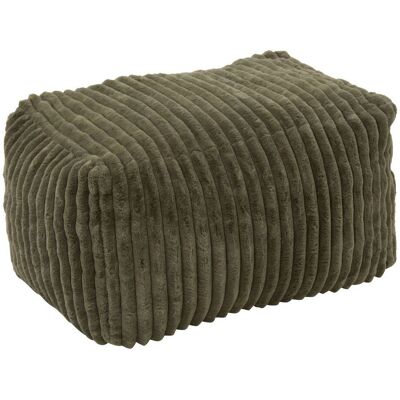 Puf Muzi Rectangular Acanalado, 61 X 78 Cm, Verde - Atmosphera Créateur D'Intérieur Puf Muzi Rectangular Acanalado, 61 X 78 Cm, Verde - Atmosphera Créateur D'Intérieur