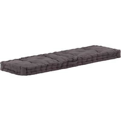 Almohadón para Pallet Nnevl - Algodón - 120x40x7 cm - Antracita Almohadón para Pallet Nnevl - Algodón - 120x40x7 cm - Antracita