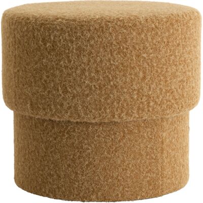 Puf Marrón De Tela Acogedor Light & Living Muno Puf Marrón De Tela Acogedor Light & Living Muno