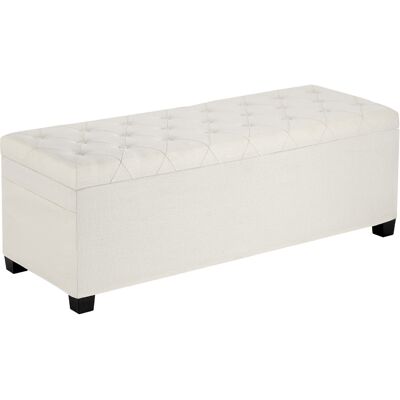 Vevor Taburete De Almacenaje Rectangular, De Lino, Banco Tapizado Plegable Con Estructura De Metal, Otomana Para Salón O Dormitorio, 1100 X 400 X 400 Mm, Color Beige. Capacidad De Carga 299,37 Kg Vevor Taburete De Almacenaje Rectangular, De Lino, Banco Tapizado Plegable Con Estructura De Metal, Otomana Para Salón O Dormitorio, 1100 X 400 X 400 Mm, Color Beige. Capacidad De Carga 299,37 Kg
