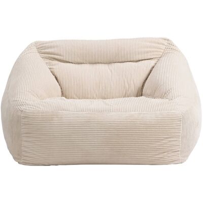 Sofá de saco de frijoles beige COZY Sofá de saco de frijoles beige COZY