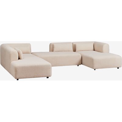 Sklum - Sofá Modular Chaise Longue Derecho De 4 Piezas Con Doble Diván Fogler Sklum - Sofá Modular Chaise Longue Derecho De 4 Piezas Con Doble Diván Fogler