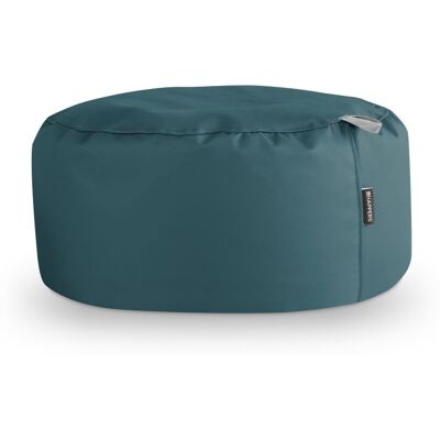 Happers - Puff Redondo de Polipiel para Interior - Glaciar Happers - Puff Redondo de Polipiel para Interior - Glaciar