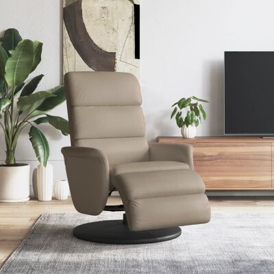 Sillón Reclinable VIDAXL - Giratorio y Ajustable - Cuero Sintético Sillón Reclinable VIDAXL - Giratorio y Ajustable - Cuero Sintético