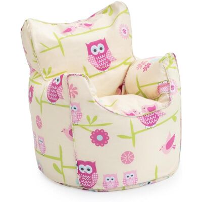 Ready Steady Bed - Sillón Infantil Para Sala De Estar, Cómodo Puf Para Niños En La Sala De Juegos, Puf Para Juegos De Interior Para Niños, Puf Ligero Con Relleno Suave - Búhos Ready Steady Bed - Sillón Infantil Para Sala De Estar, Cómodo Puf Para Niños En La Sala De Juegos, Puf Para Juegos De Interior Para Niños, Puf Ligero Con Relleno Suave - Búhos