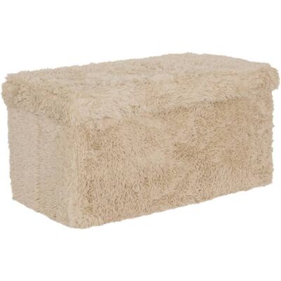 Puf Duvia Rectangular Plegable, 38 X 76 Cm, Color Beige - Atmosphera Créateur D'Intérieur Puf Duvia Rectangular Plegable, 38 X 76 Cm, Color Beige - Atmosphera Créateur D'Intérieur