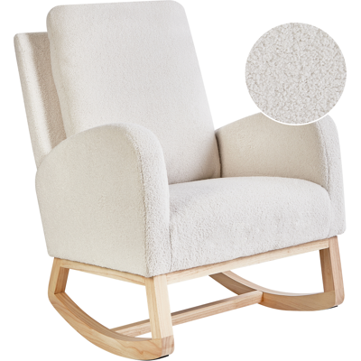 Sillón retro de bouclé Beliani Alsta - Sala o habitación infantil Sillón retro de bouclé Beliani Alsta - Sala o habitación infantil