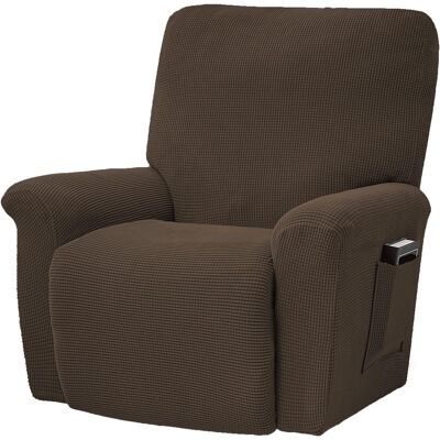 OEM Funda Elástica Para Sillón Reclinable, Juego De 4 Fundas Suaves Para Sofá, Funda Gruesa Individual Para Sofá, Funda Jacquard Para Sillón Reclinable Con Bolsillos (marrón) OEM Funda Elástica Para Sillón Reclinable, Juego De 4 Fundas Suaves Para Sofá, Funda Gruesa Individual Para Sofá, Funda Jacquard Para Sillón Reclinable Con Bolsillos (marrón)