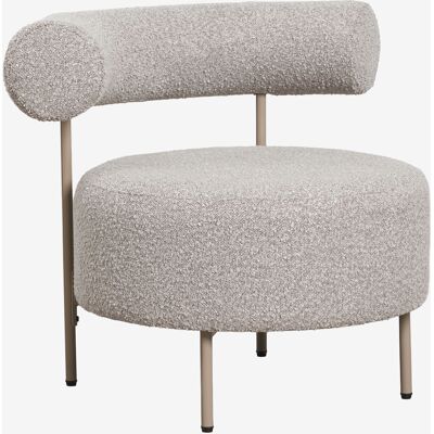 Sillón En Tela Bouclé Arieta Sklum Sillón En Tela Bouclé Arieta Sklum