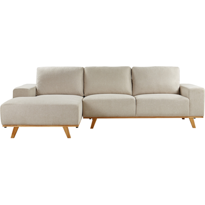 Sofá Esquinero Modern Beige Tapizado 3 Plazas Derecha - Sofá Sofá Esquinero Modern Beige Tapizado 3 Plazas Derecha - Sofá