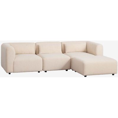 Sofá Modular De 3 Piezas Con Puff Fogler Sklum Sofá Modular De 3 Piezas Con Puff Fogler Sklum