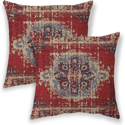 OEM Fundas De Cojín De Estilo Bohemio, 45 X 45 Cm, Cojines Decorativos Rojos De Estilo Étnico, Paquete De 2 Fundas De Cojín De Lino, Aptas Para Sofás, Camas, Coches Y Bancos. OEM Fundas De Cojín De Estilo Bohemio, 45 X 45 Cm, Cojines Decorativos Rojos De Estilo Étnico, Paquete De 2 Fundas De Cojín De Lino, Aptas Para Sofás, Camas, Coches Y Bancos.