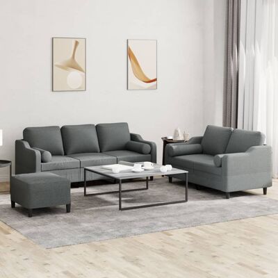 Conjunto de Sofás VidaXL - Tela Duradera, Estilo y Compacto Conjunto de Sofás VidaXL - Tela Duradera, Estilo y Compacto