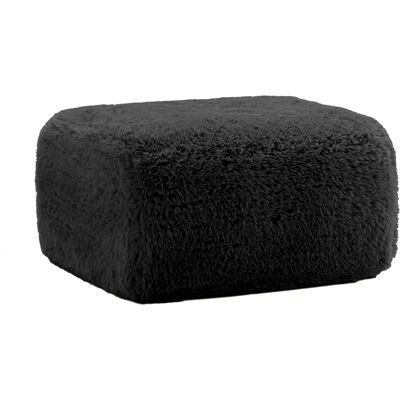 REDOM Ottomana Modular, 24x24x88 Cm, Asiento Mullido, Tejido De Peluche Negro REDOM Ottomana Modular, 24x24x88 Cm, Asiento Mullido, Tejido De Peluche Negro