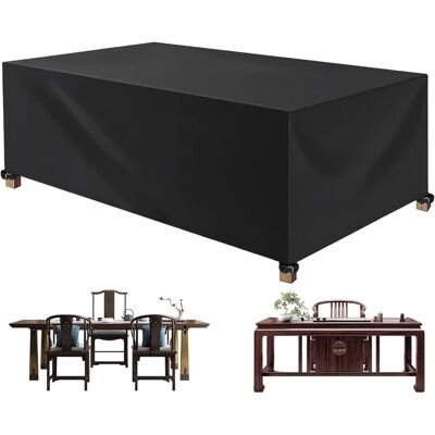 OEM Funda Para Mesa De Jardín – 170 X 94 X 70 Cm – Oxford 420d – Resistente Al Viento, A Los Rayos Uv Y Al Frío – Negra – Para Sofá, Silla Y Mesa. OEM Funda Para Mesa De Jardín – 170 X 94 X 70 Cm – Oxford 420d – Resistente Al Viento, A Los Rayos Uv Y Al Frío – Negra – Para Sofá, Silla Y Mesa.