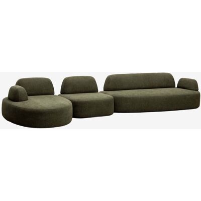 Sofá Modular Chaise Longue Izquierdo De 3 Piezas Con Módulo Esquinero Tapizado Giorgia Sklum Sofá Modular Chaise Longue Izquierdo De 3 Piezas Con Módulo Esquinero Tapizado Giorgia Sklum