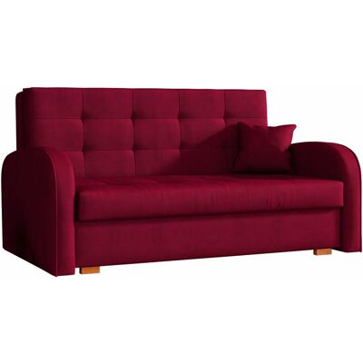 Kronos 02 Sofá cama rojo con almacenamiento - Sofá cama Kronos 02 Sofá cama rojo con almacenamiento - Sofá cama