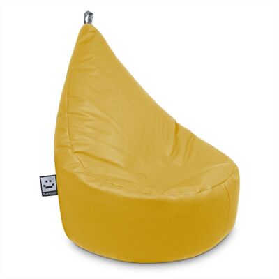 Happers - Puff Butaca Polipiel Mostaza Xl Happers - Puff Butaca Polipiel Mostaza Xl
