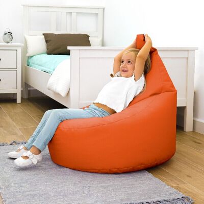 HAPPERS - PoufPoltronaSimilpelleNaranjaInfantil - Pouf HAPPERS - PoufPoltronaSimilpelleNaranjaInfantil - Pouf