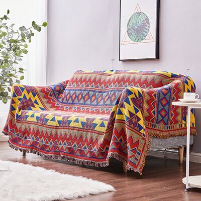 DPZO Funda Para Sofá, Funda Para Cama, Funda Para Silla, Funda De Viaje, Funda Decorativa, Funda Para Sofá, Estampado Retro, 230 X 250 Cm DPZO Funda Para Sofá, Funda Para Cama, Funda Para Silla, Funda De Viaje, Funda Decorativa, Funda Para Sofá, Estampado Retro, 230 X 250 Cm