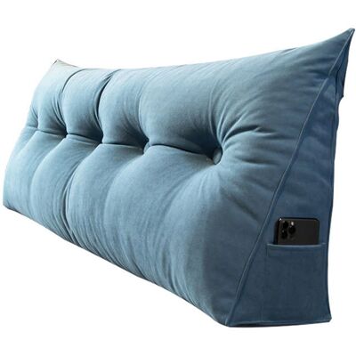 OEM Cojín De Respaldo De Ante, Ideal Para Cama Y Sofá, Cojín De Lectura Con Funda Extraíble De 60x50x20 Cm. OEM Cojín De Respaldo De Ante, Ideal Para Cama Y Sofá, Cojín De Lectura Con Funda Extraíble De 60x50x20 Cm.
