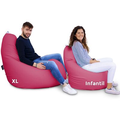 Happers Fucsia Puff en Poliuretano para Interior - Versátil, Ligero y Resistente Happers Fucsia Puff en Poliuretano para Interior - Versátil, Ligero y Resistente