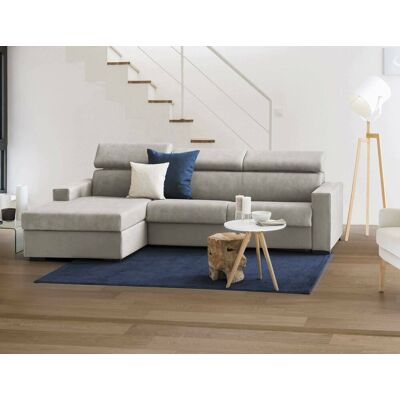 TALAMO ITALIA Sofá cama Alda - Esquina, Hecho en Italia, Apertura giratoria, Península de almacenamiento, Reposabrazos estándar TALAMO ITALIA Sofá cama Alda - Esquina, Hecho en Italia, Apertura giratoria, Península de almacenamiento, Reposabrazos estándar