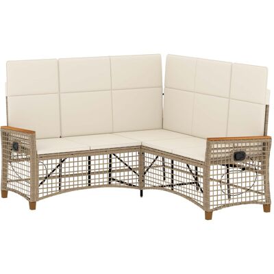 Conjunto De Sofá Reclinable De Jardín 5-número De Plazas Vidaxl Conjunto De Sofá Reclinable De Jardín 5-número De Plazas Vidaxl