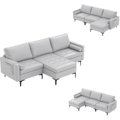 Sofá Modular de Esquina con USB - Tipo de Sofá Sofá Modular de Esquina con USB - Tipo de Sofá