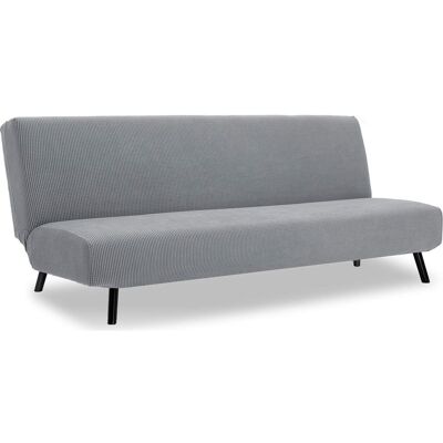 LIIYIELA Funda Para Sofá Sin Brazos, Funda Elástica Para Sofá Cama Plegable Click Clack De 3 Plazas, Funda Protectora De Jacquard (gris Claro) M LIIYIELA Funda Para Sofá Sin Brazos, Funda Elástica Para Sofá Cama Plegable Click Clack De 3 Plazas, Funda Protectora De Jacquard (gris Claro) M