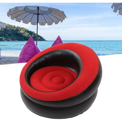OEM Sofá Inflable, Sofá De Aire Flocado, Sofás Inflables, Chaise Longue Para Sala De Estar, Dormitorio, Sala De Lectura, Oficina, Balcón, Camping, Viajes (rojo) OEM Sofá Inflable, Sofá De Aire Flocado, Sofás Inflables, Chaise Longue Para Sala De Estar, Dormitorio, Sala De Lectura, Oficina, Balcón, Camping, Viajes (rojo)
