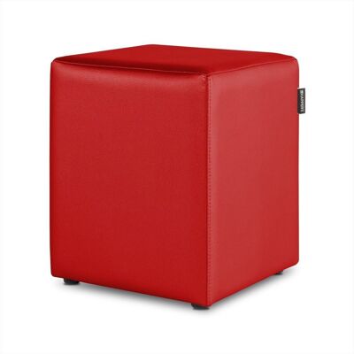 HAPPERS Puff Cubo Polipiel Rojo 1 Unidad Rojo HAPPERS Puff Cubo Polipiel Rojo 1 Unidad Rojo