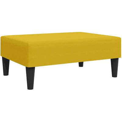 Reposapiés De Terciopelo Amarillo 77x55x31 Cm Vidaxl Reposapiés De Terciopelo Amarillo 77x55x31 Cm Vidaxl