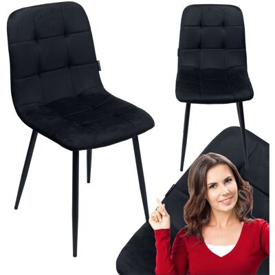 OEM Sillón Tapizado En Terciopelo Para Sala De Estar, Comedor, Loft De Terciopelo, Negro OEM Sillón Tapizado En Terciopelo Para Sala De Estar, Comedor, Loft De Terciopelo, Negro