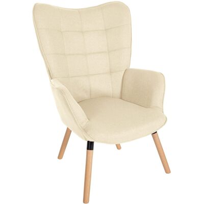 Pricenet Sillón Garding en Tela Crema Pricenet Sillón Garding en Tela Crema